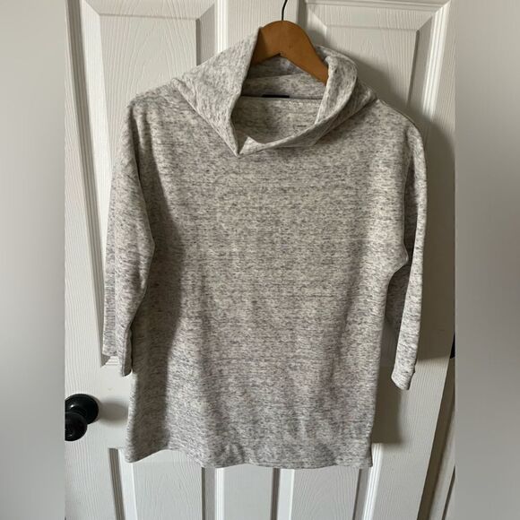 Women's Talbots Velour Mock Neck Sweatshirt Size s - Picture 3 of 4